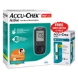 Accu-Chek Active Blood Glucose Monitoring System With 10 Free Test Strips, 1 Kit
