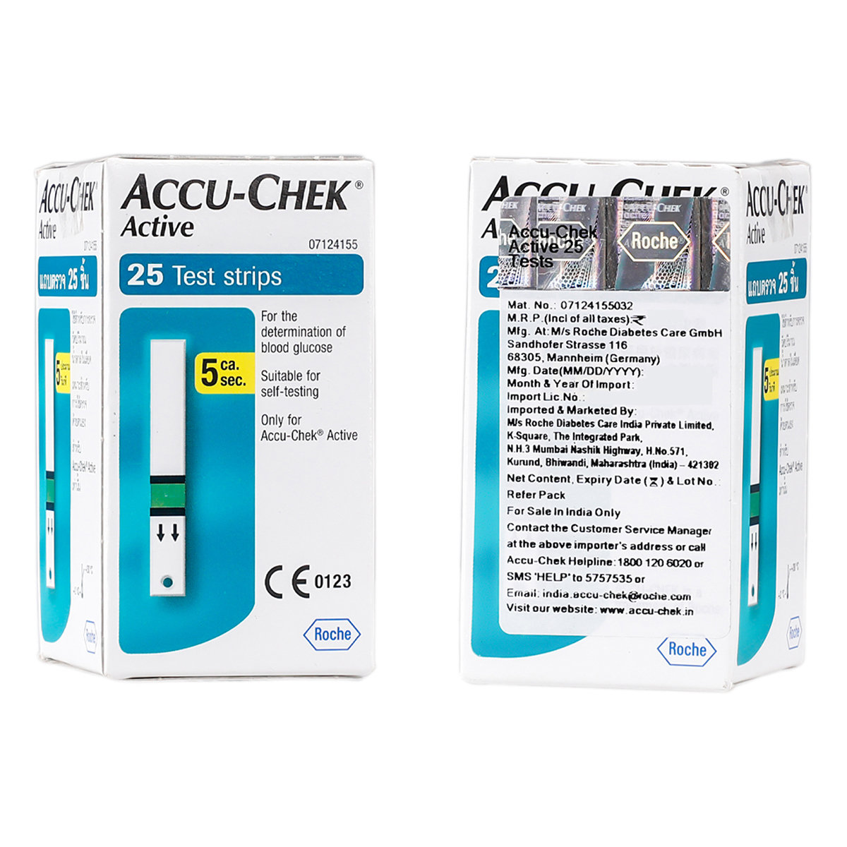 Accu-Chek Active Test Strips, 50 Count, Pack of 1 Accu-Chek Active Test Strips, 50 Count, Pack of 1