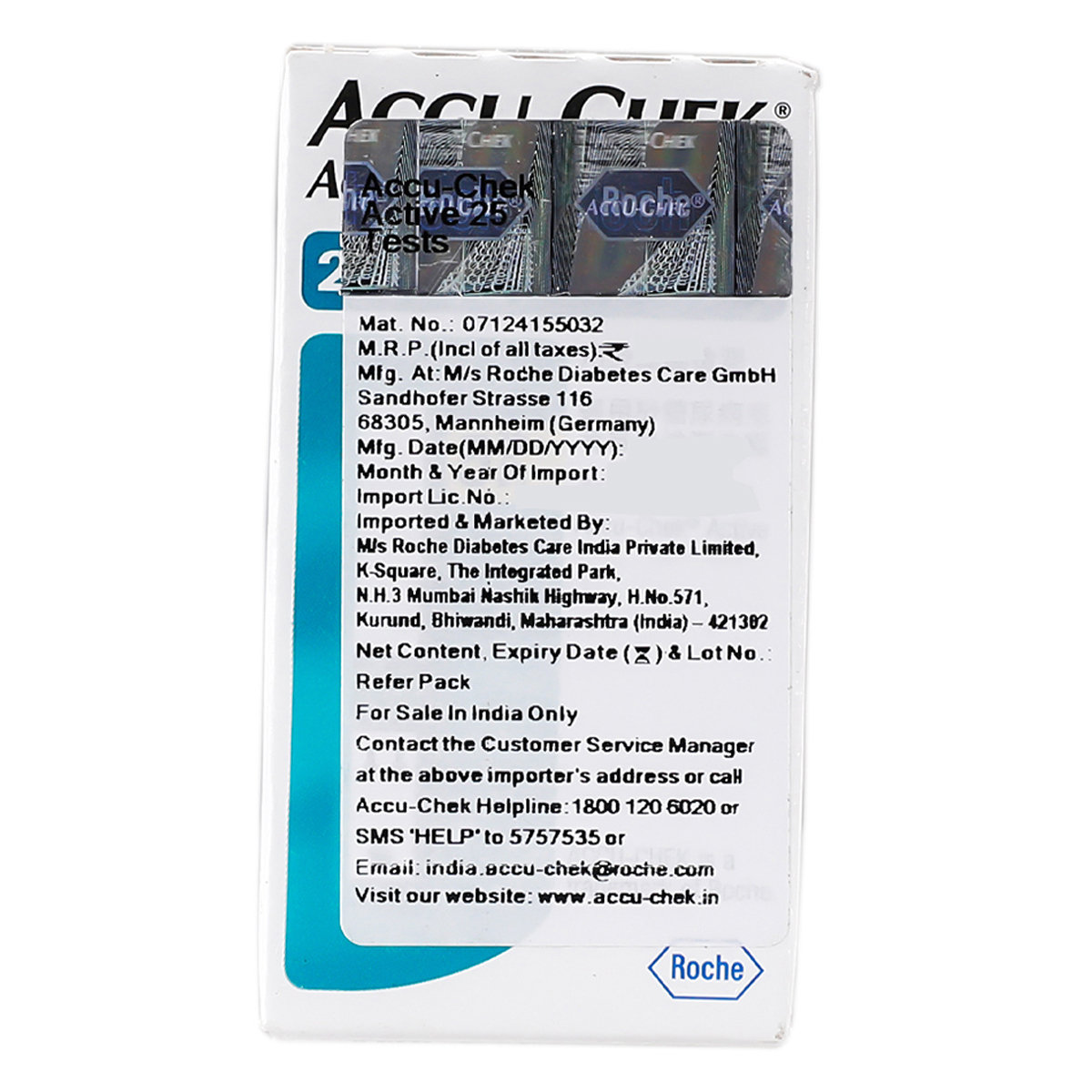Accu-Chek Active Test Strips, 50 Count, Pack of 1 Accu-Chek Active Test Strips, 50 Count, Pack of 1