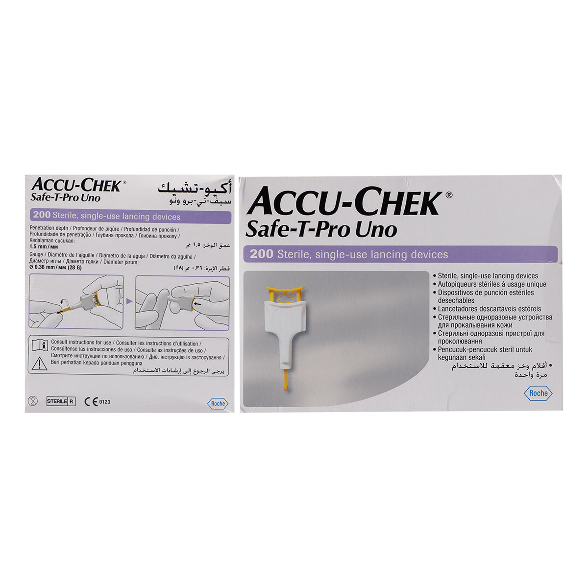 Accu-Chek Safe-T-Pro Uno Lancets, 200 Count Price, Uses, Side Effects ...