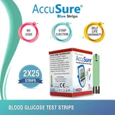 Accusure Simple Gluco Test Strips, 50 Count, Pack of 1