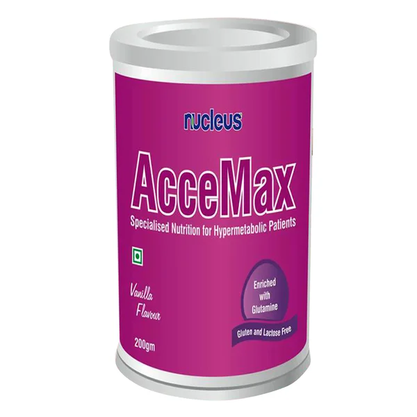 Accemax 200Gm Vanilla Flav Powder, Pack of 1 Powder