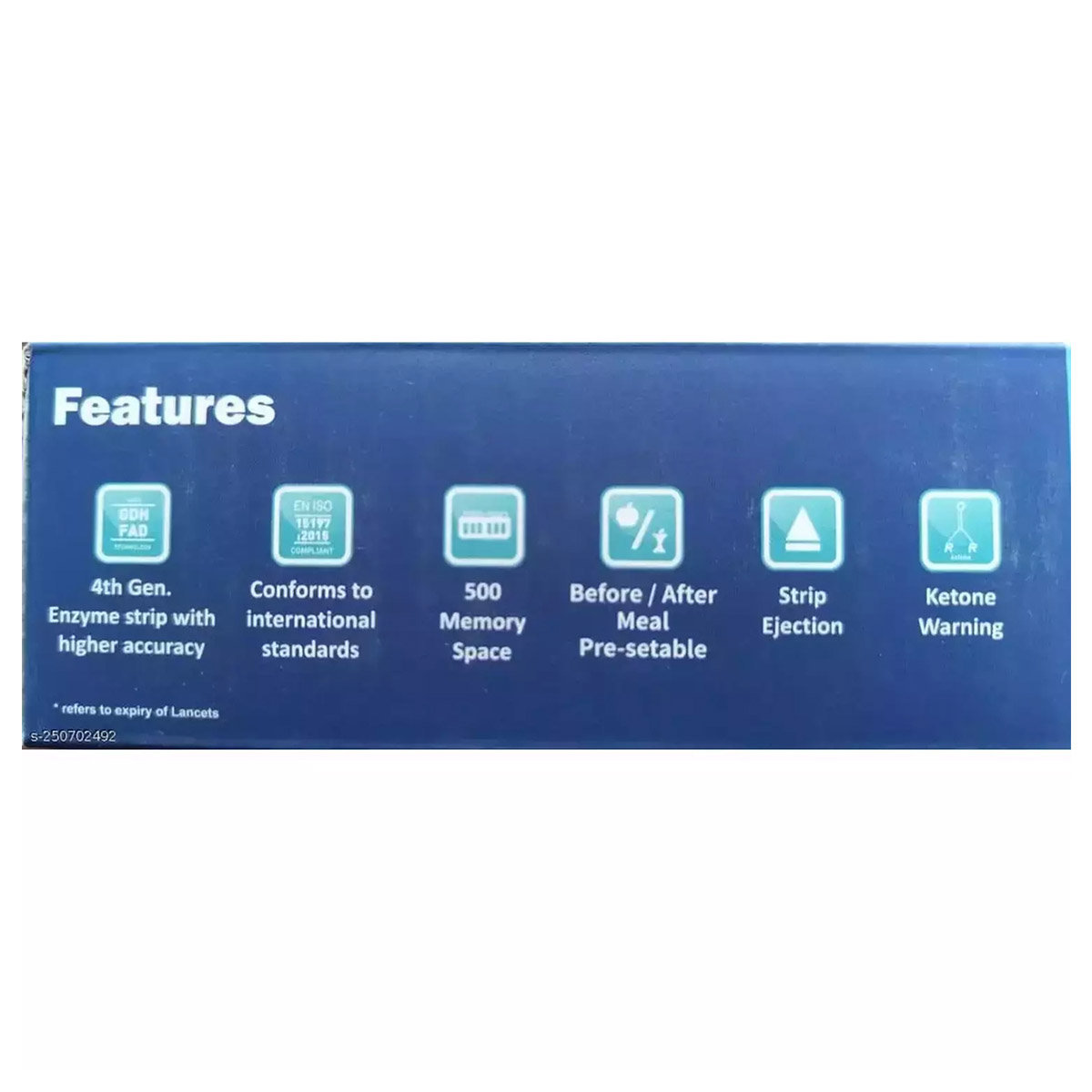Accusure Life Blood Glucometer with 25 strips, 1 Kit, Pack of 1 Accusure Life Blood Glucometer with 25 strips, 1 Kit, Pack of 1