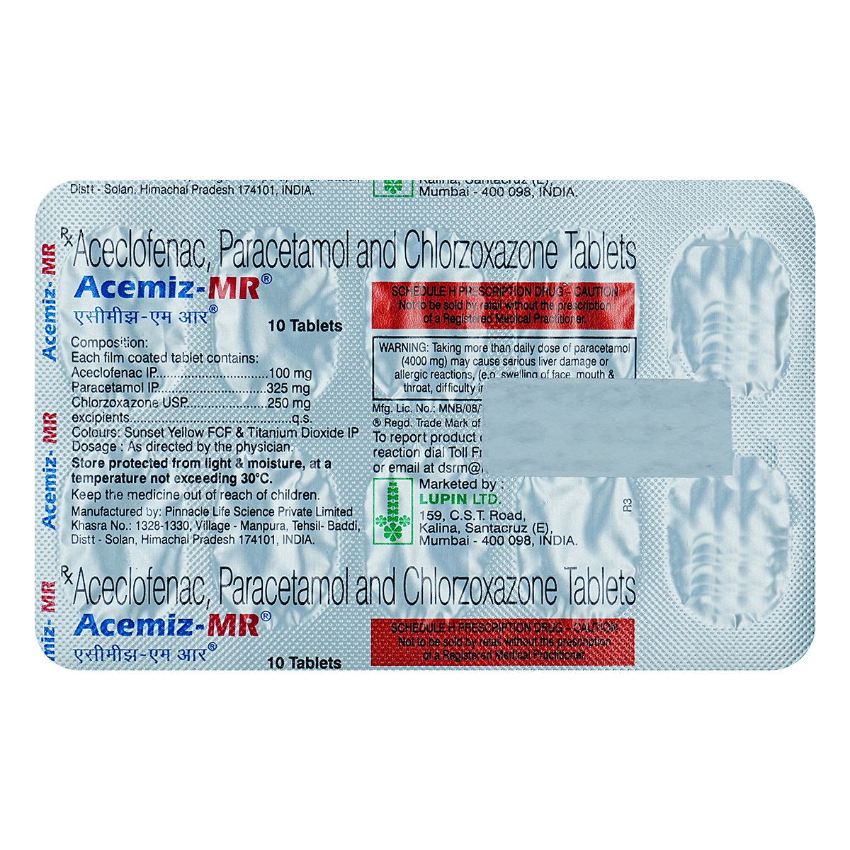 Acemiz-MR Tablet | Uses, Side Effects, Price | Apollo Pharmacy
