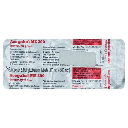 Acegaba ME 300 Tablet 10's