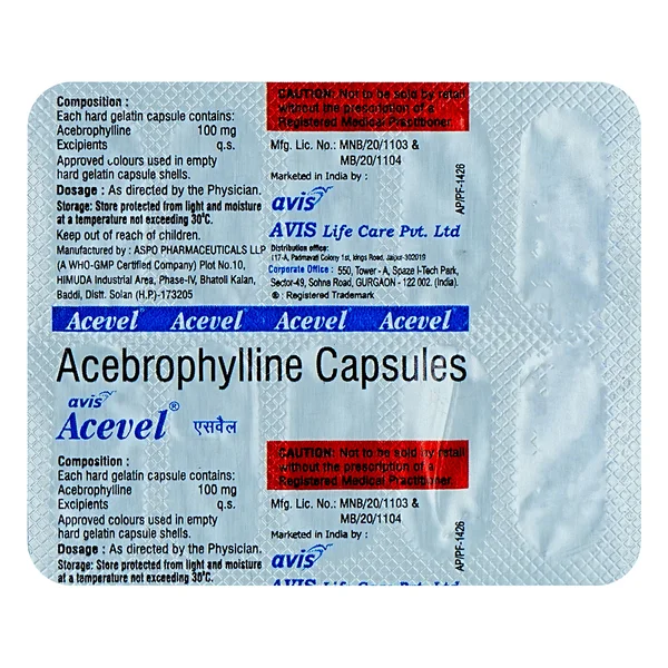 Acevel Capsule 10's, Pack of 10 CAPSULES