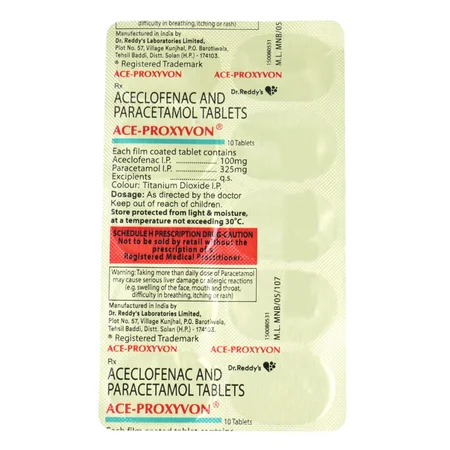 Ace-Proxyvon Tablet 10's