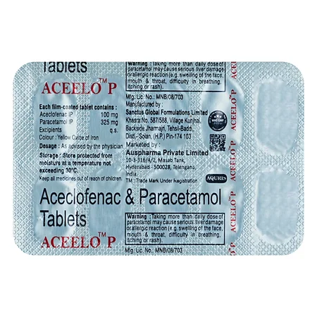 Aceelo P Tablet 10's
