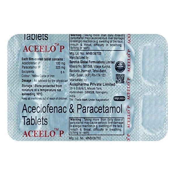 Aceelo P Tablet 10's