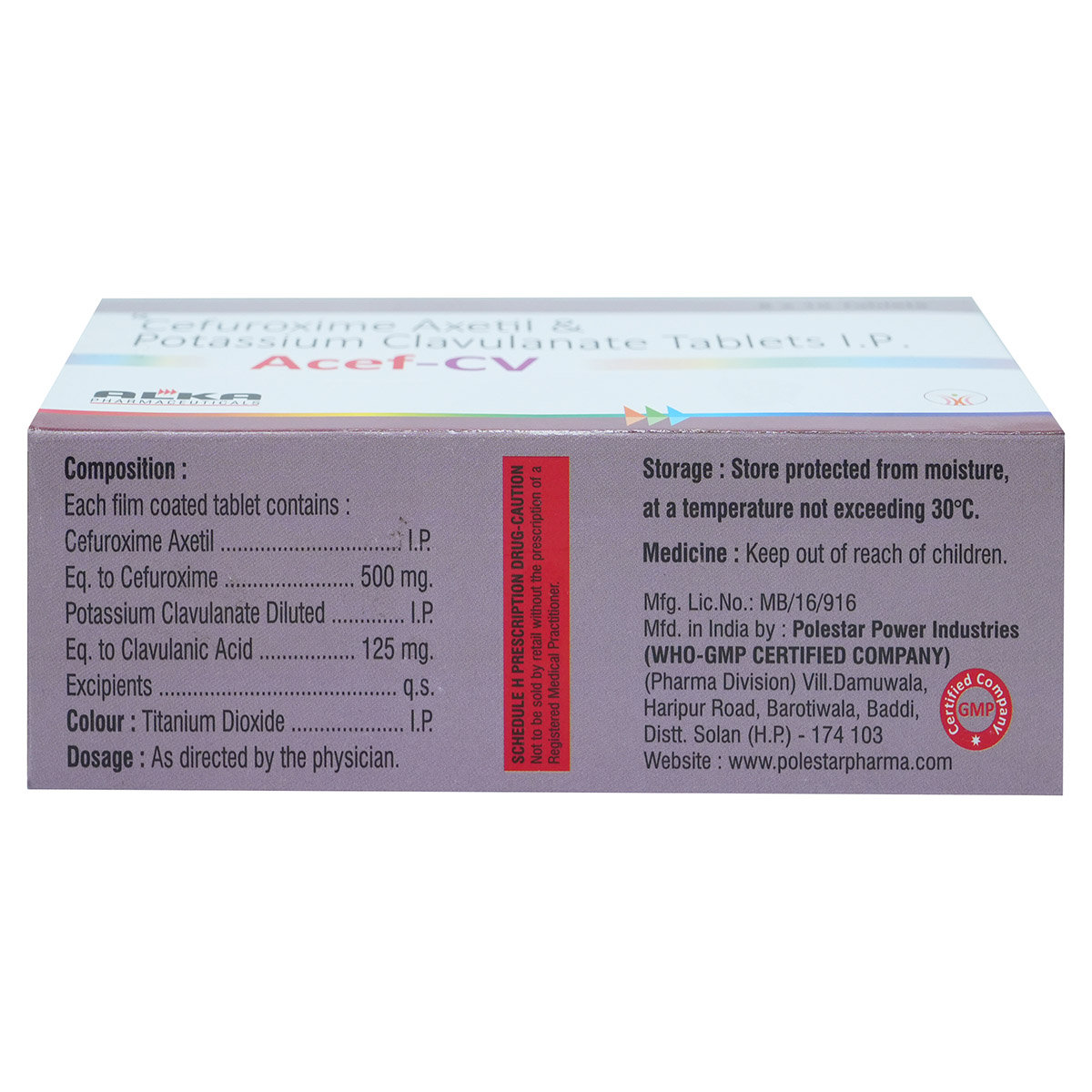 Acef-CV Tablet 10's, Pack of 10 TabletS Acef-CV Tablet 10's, Pack of 10 TabletS