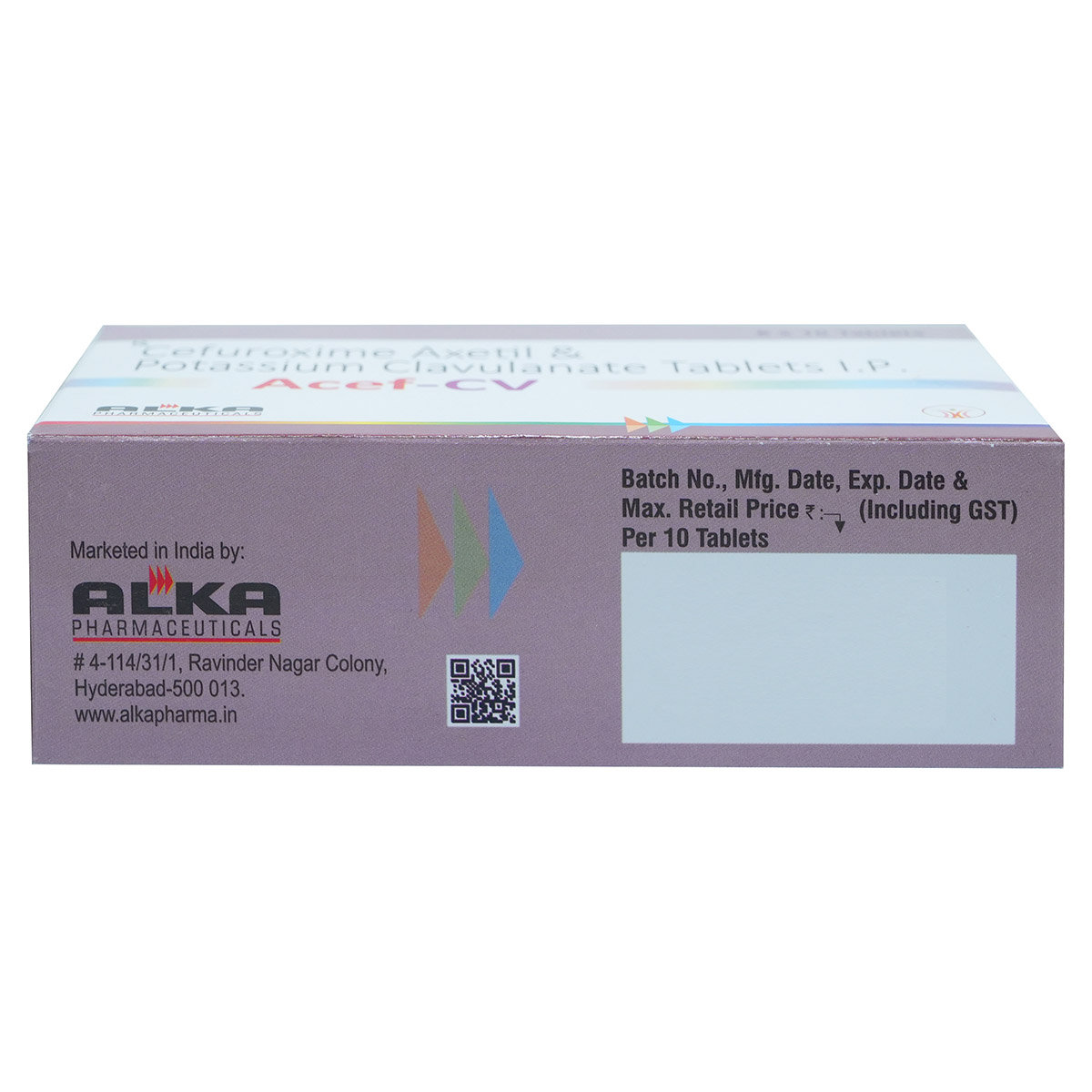 Acef-CV Tablet 10's, Pack of 10 TabletS Acef-CV Tablet 10's, Pack of 10 TabletS