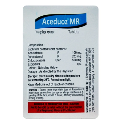 Aceduoz MR Tablet 10's, Pack of 10 TABLETS