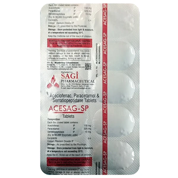 Acesag-SP Tablet 10's
