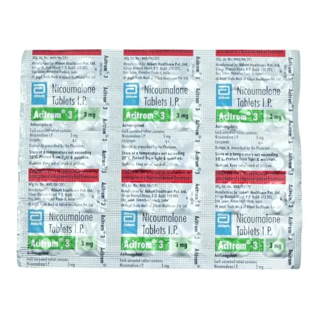 Acitrom 3 Tablet 30's