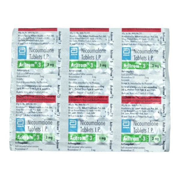 Acitrom 3 Tablet 30's