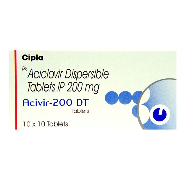 Acivir-200 DT Tablet 10's
