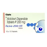 Acivir-200 DT Tablet 10's, Pack of 10 TABLETS