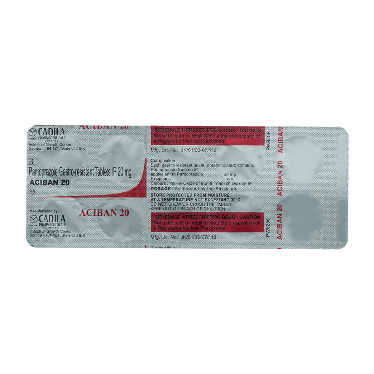 Buy Aciban 20mg Tablet 10's Online