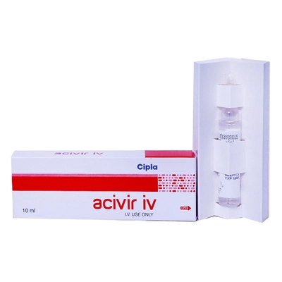 Acivir IV Injection 10 ml, Pack of 1 Injection