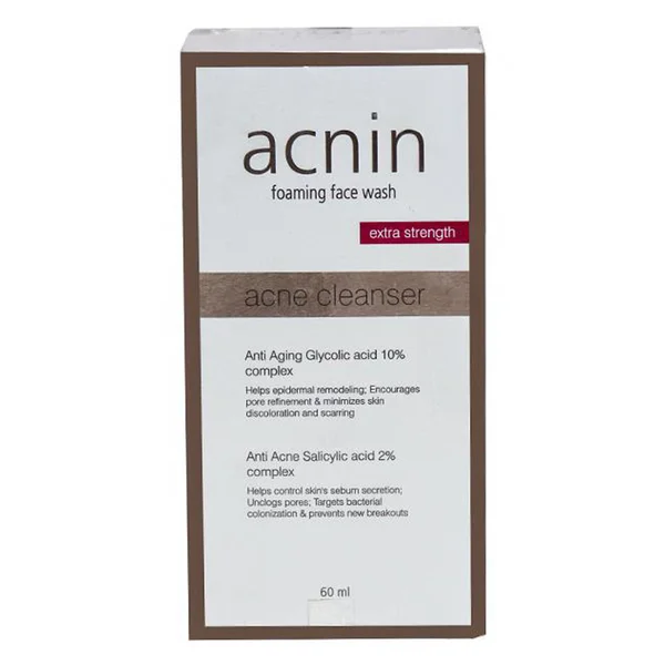 Acnin Foaming Face Wash, 60 ml