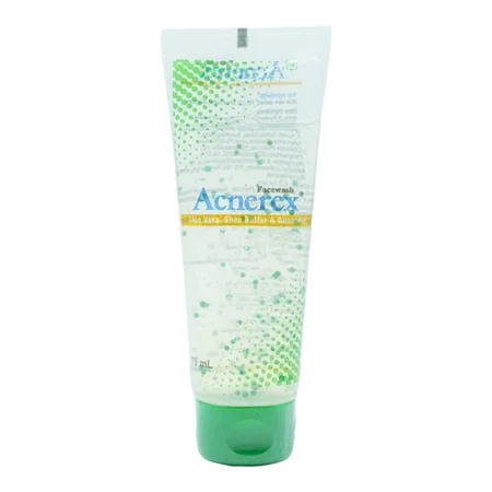 Acnerex Face Wash 75 ml | Aloe Vera, Shea Butter & Allantoin | For Sensitive Skin