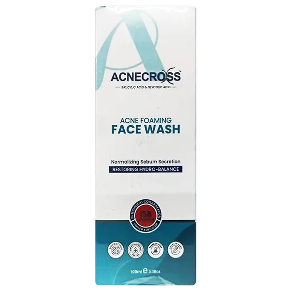 Acnecross Acne Foaming Face Wash, 100 ml