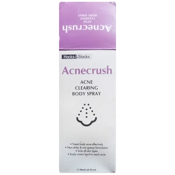 Acnecrush Acne Clearing Body Spray, 50 ml