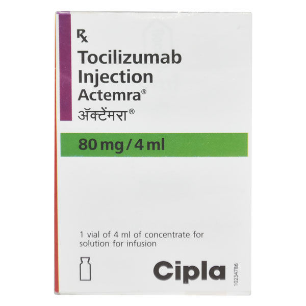 Buy Actemra 80 mg Injection 1's Online