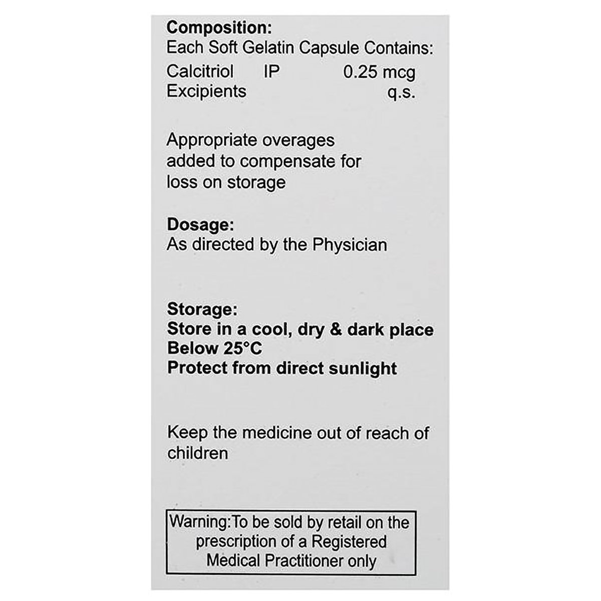 Active D Capsule 10's, Pack of 10 CAPSULES Active D Capsule 10's, Pack of 10 CAPSULES