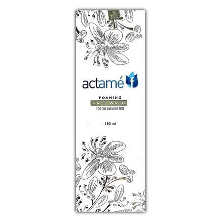 Actame F Face Wash 150 ml | Treat Acne | For Oily & Acne Skin