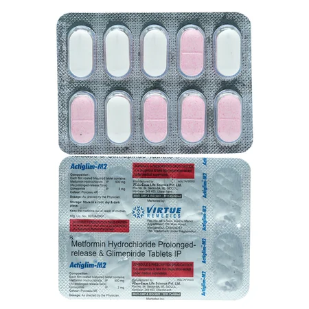Actiglim-M2 Tablet 10's