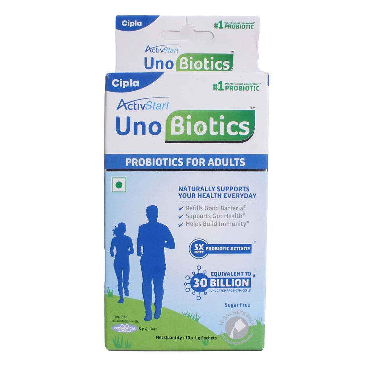 Buy ActivStart Uno Biotics Sugar Free Sachet 1 gm Online