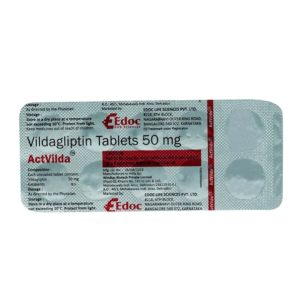 Actvilda 50 mg Tablet 10's