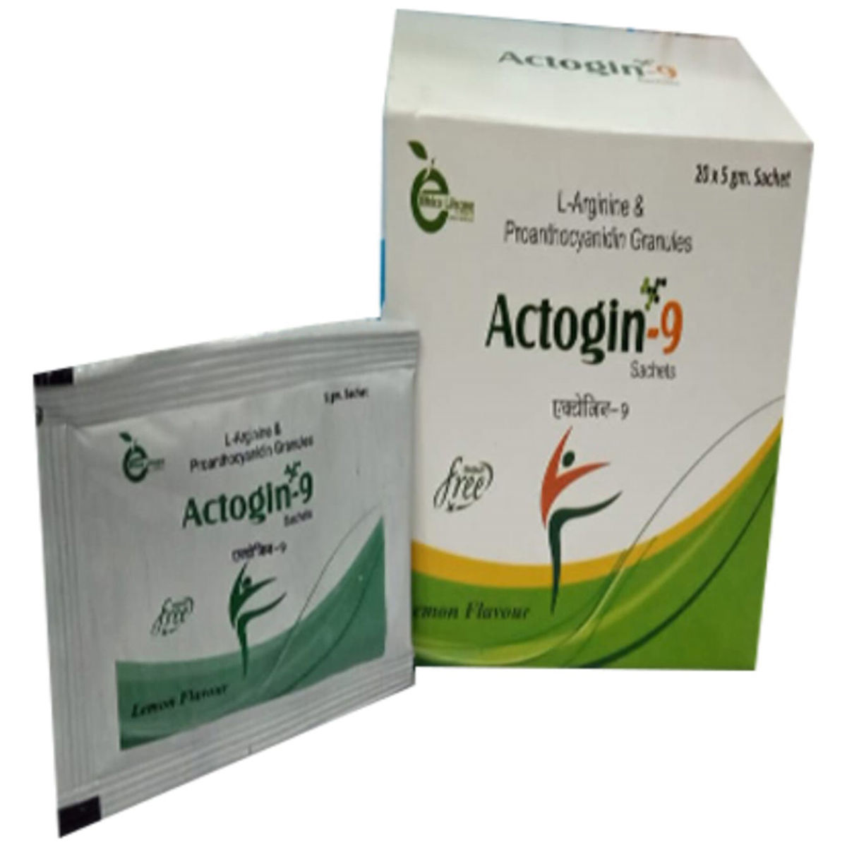 Buy Actogin-9 Sugar Free Lemon Sachet 5 gm Online