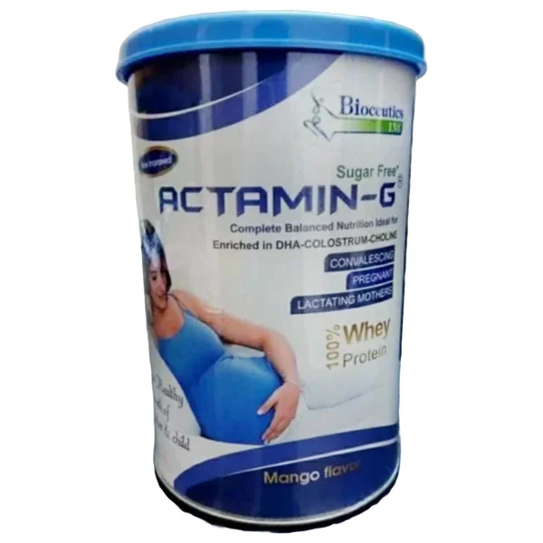 Actamin-G Sugar Free Kesar Badam Powder 300 gm