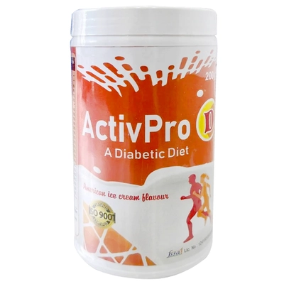 Activ Pro-D Diabetic American Ice Cream Powder 200 gm, Pack of 1