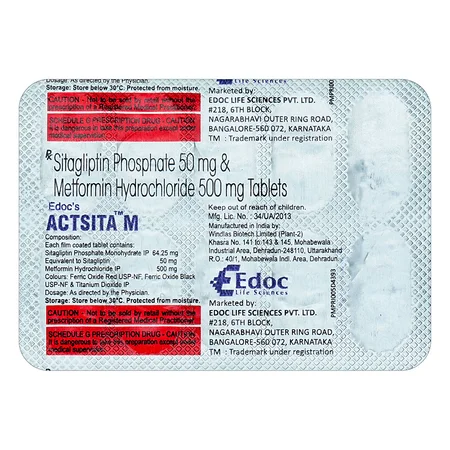 Actsita M Tablet 10's