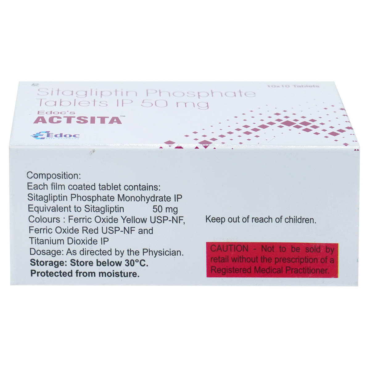 Actsita Tablet 10's, Pack of 10 TabletS Actsita Tablet 10's, Pack of 10 TabletS