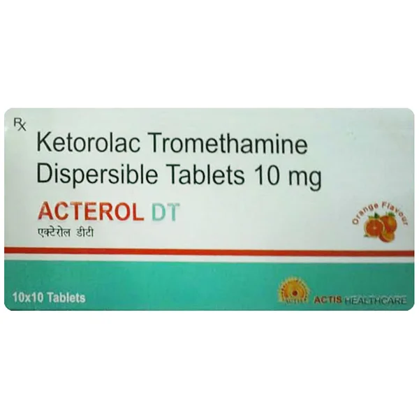 Acterol DT Orange Flavour Tablet 10's