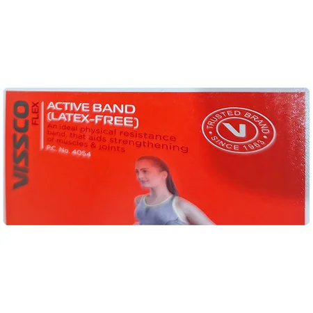Vissco Flex Activeband Physical Resist Yellow 4054, 1 Count