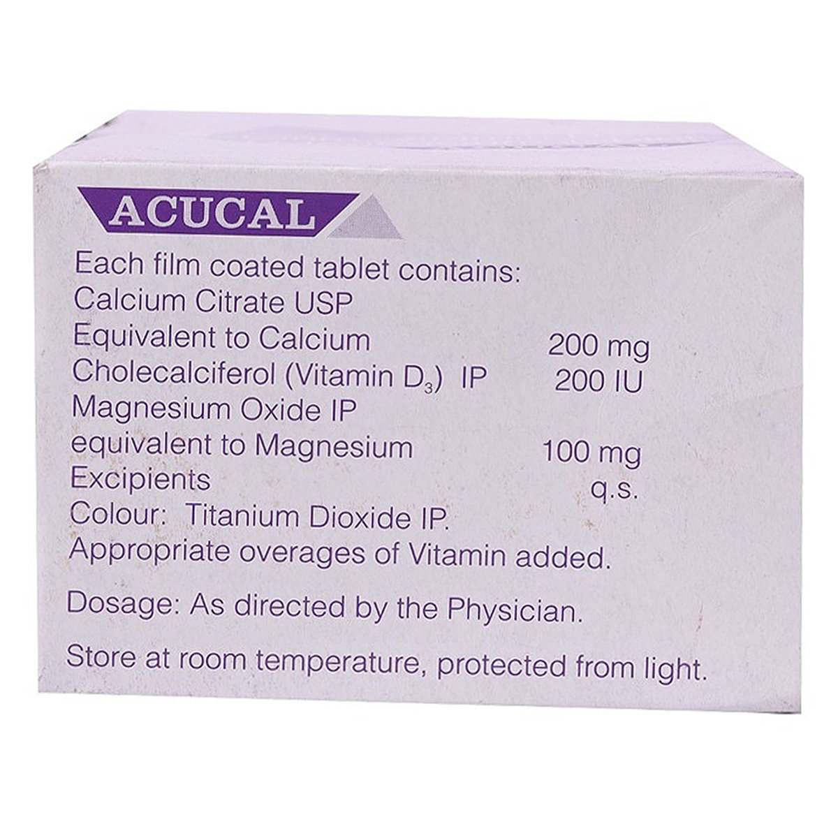 Acucal Tablet 10's, Pack of 10 Acucal Tablet 10's, Pack of 10