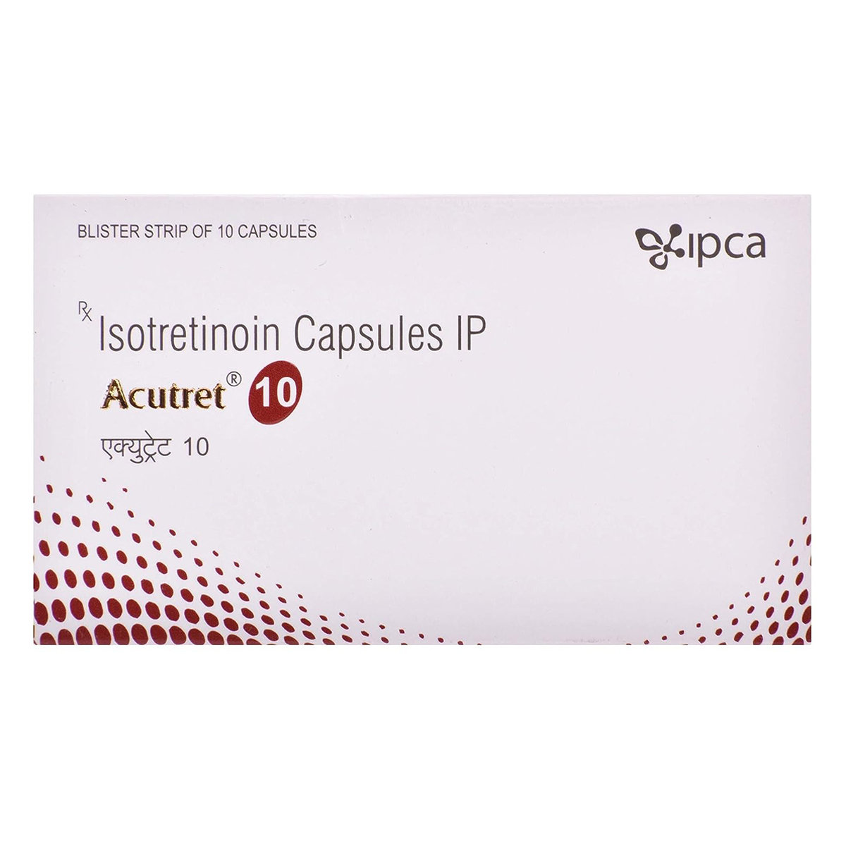 Acutret 10 Capsule 10's, Pack of 10 CAPSULES Acutret 10 Capsule 10's, Pack of 10 CAPSULES