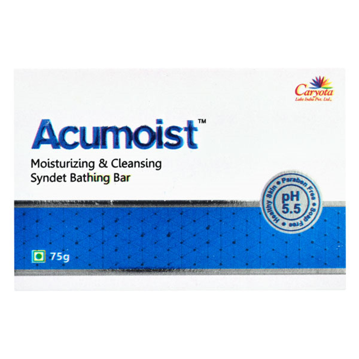 Acumoist PH 5.5 Syndet Bar 75 gm, Pack of 1 Acumoist PH 5.5 Syndet Bar 75 gm, Pack of 1