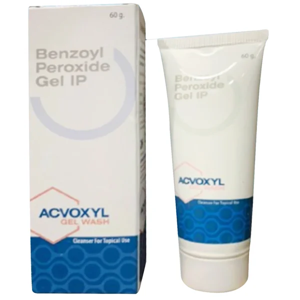 Acvoxyl 4% Gel Wash 60 gm