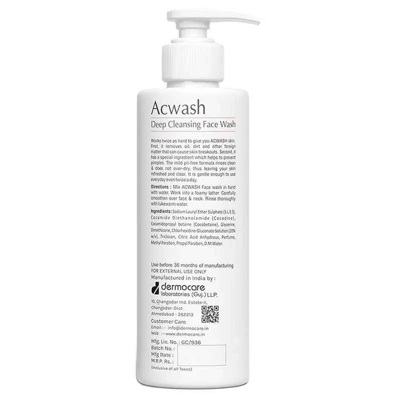 Buy Acwash Deep Cleansing Face Wash, 200 ml | 19 Minutes Delivery ...