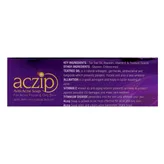 Aczip Soap 75 gm | Vitamin E, Allantoin, Tea Tree Oil &amp; Titanium dioxide | Fight Acne, Blemishes , Blackhead | Anti Microbial Action | For Acne Prone &amp; Oily Skin, Pack of 1