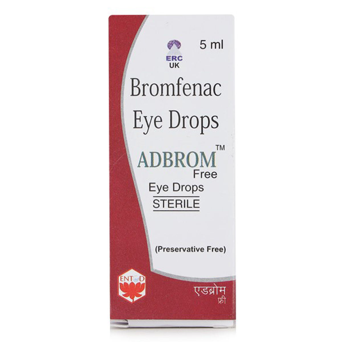 Buy Adbrom Free 0.9 Eye Drops 5 ml Online