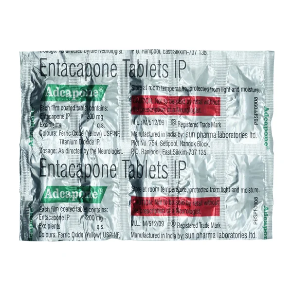 Adcapone Tablet 10's, Pack of 10 TABLETS