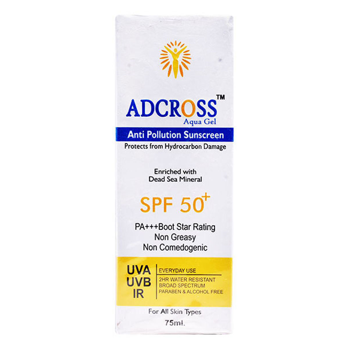 Buy Adcross SPF 50+ Aqua Gel 75 ml Online