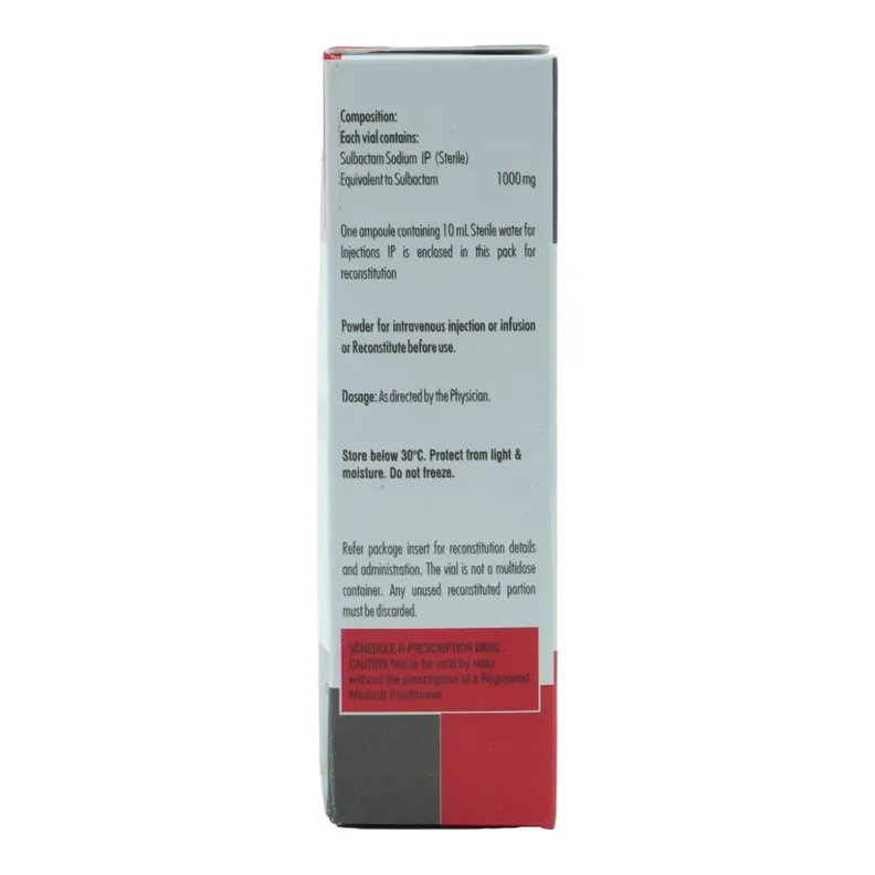 Buy Addbactam Injection 1gm online | Uses, Side Effects, Price and ...